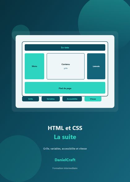 Couverture — HTML & CSS — La suite
