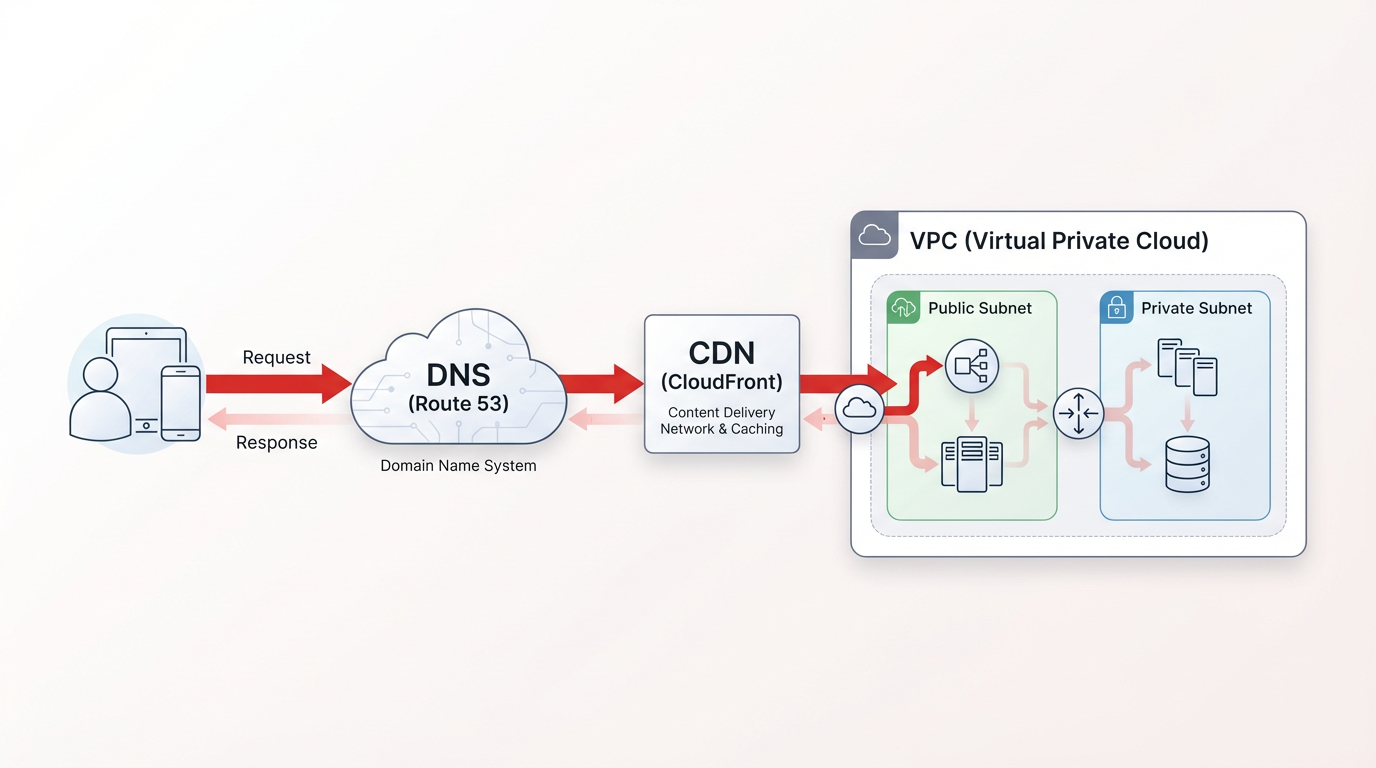 Réseau AWS : VPC, Route 53, CloudFront – bâtir des fondations propres