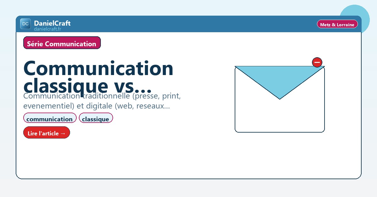 Communication classique vs digitale : differences et complementarite