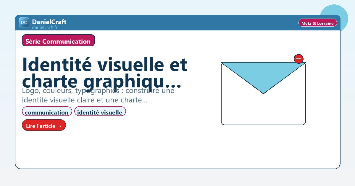 Identité visuelle et charte graphique : cohérence de ta communication
