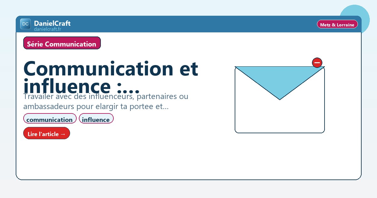 Communication et influence : partenariats et ambassadeurs