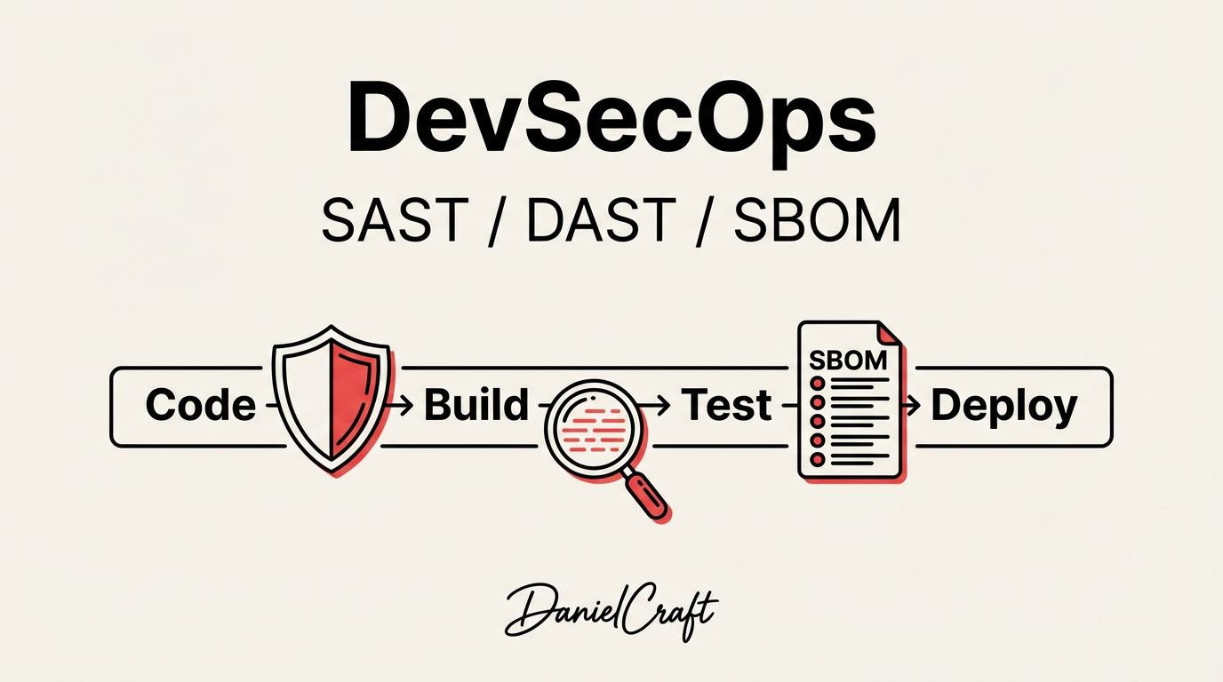 DevSecOps : SAST, DAST, SBOM et sécurité dans la CI/CD