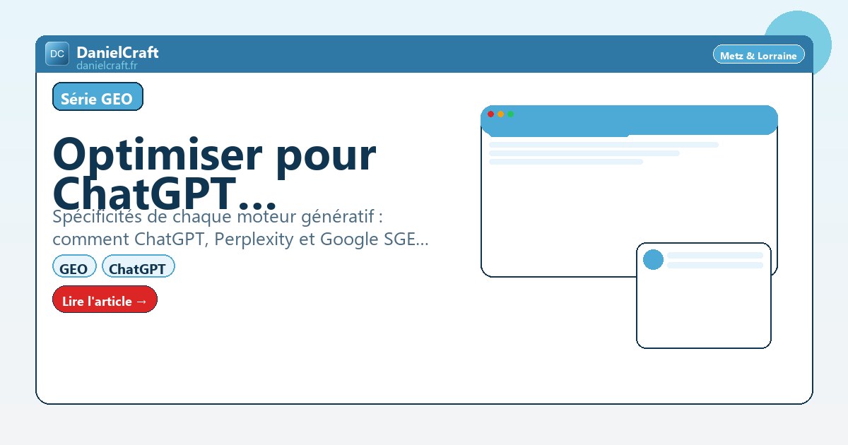 Optimiser pour ChatGPT, Perplexity et Google SGE