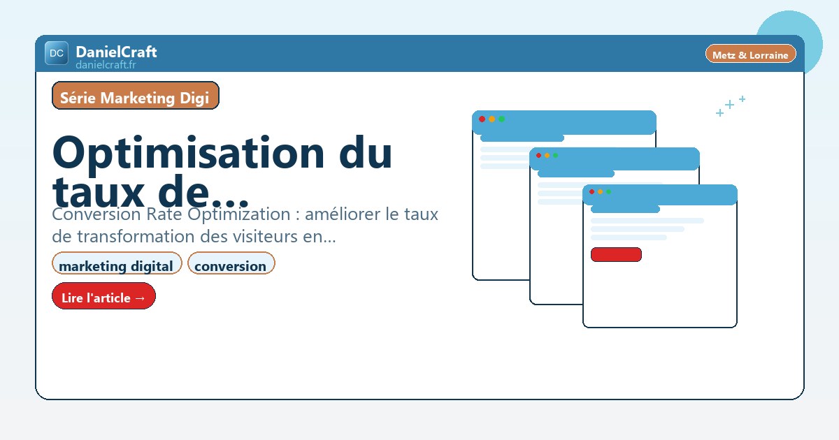 Optimisation du taux de conversion : CRO et UX