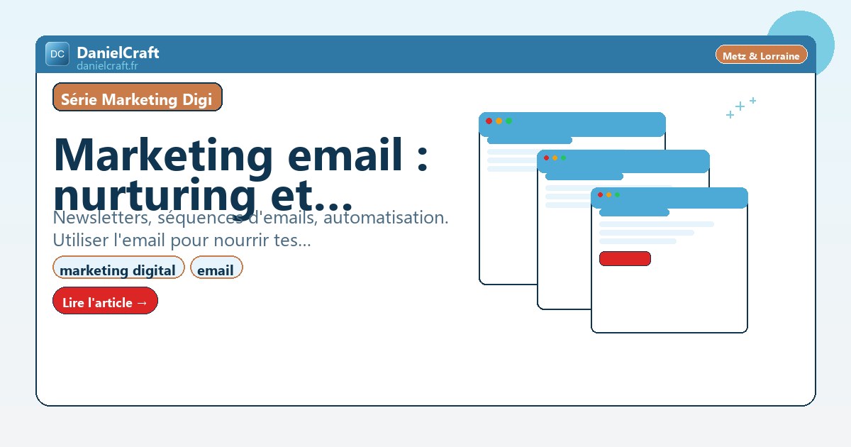 Marketing email : nurturing et conversion