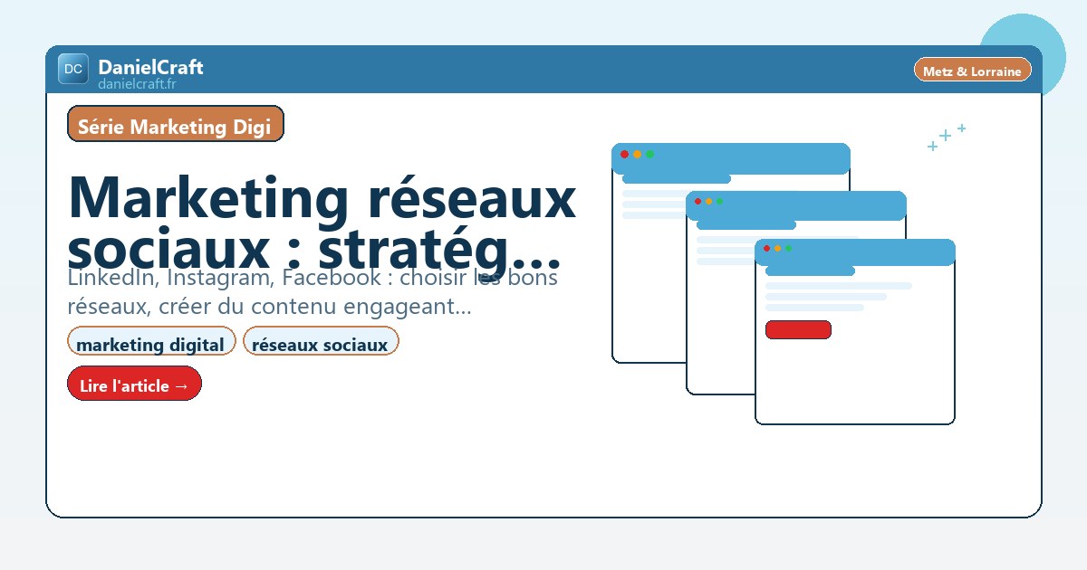 Marketing réseaux sociaux : stratégie et bonnes pratiques