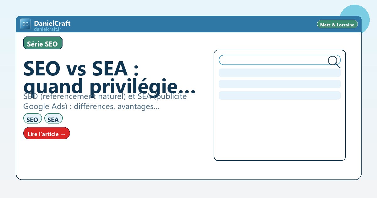 SEO vs SEA : quand privilégier l'un ou l'autre