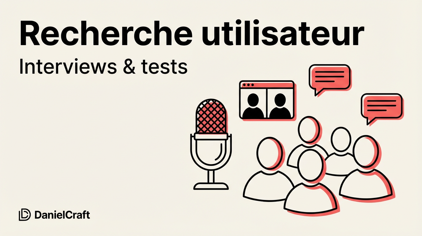 Recherche utilisateur : interviews, tests et insights actionnables
